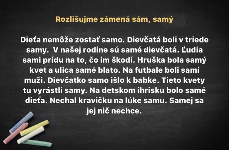 Jak se píše my sami?